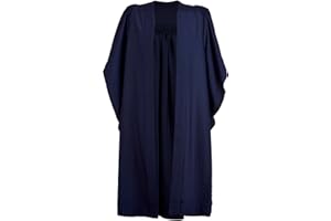 ASHINGTON CEREMONIAL GOWNS Ashington Affordable Flute Pleat Bachelors Graduation Gown | Graduation Gifts for Academia Ceremonies | 5 Sizes Graduation Gown | 100% Polyester Fibre
