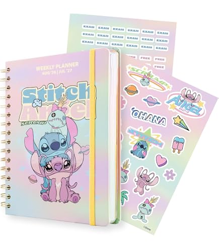 Agenda Scolaire KUROMI 2025-2026 – 350 Pages Couleur – 12 Mois – Graphismes Exclusifs – Format 14x20 Cm