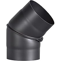 FireFix R150/SET Ofenrohrset Aus 2 Mm Starken Stahl (Winkelrohrset) In 150 Mm Durchmesser, Für