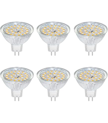 Ampoule LED GU10 5 W équivalent à 50 W, Blanc Froid 6 000 K Eclairage Ecoenergetique Non Variable Lot De 20 99190273