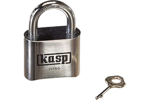 C.K 117 K11750D Wytrzymała kłódka szyfrowa, srebrna, 1 szt