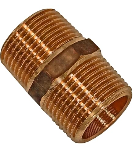 Produktbild von MegaHaustechnik Stopfen 1 1/4″ AG – Messing-Vierkantstopfen Mit Rand, Rohrgewinde, Für Sanitär & Bewässerung