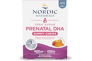 Nordic Naturals Prenatal DHA Gummy Chews, Strawberry Orange - 27 Gummies