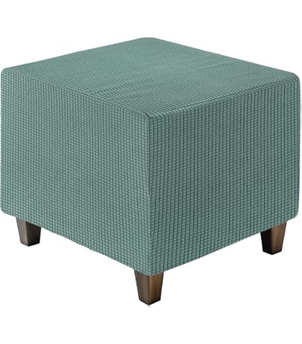 Housse de Pouf Ottomane Carré 40x40/45x45/50x50 Extensible Housse Ottomane, Housses de Repose-Pieds en Velour Doux pour protéger Le Repose-Pieds, Housse de Pouf avec Fond élastique(#6,80 x 80 x 45 cm Housse de Pouf Ottomane Carré 40x40/45x45/50x50 Extensible Housse Ottomane, Housses de Repose-Pieds en Velour Doux pour protéger Le Repose-Pieds, Housse de Pouf avec Fond élastique(#6,80 x 80 x 45 cm