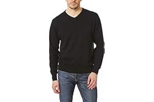 Castle Point Men's 100% Cotton Jumper Pullover Sweater, Crew Neck/V-Neck