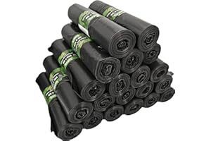 HO HIGIENE ONLINE Bolsas de Basura Negra de 120L – Pack 200 Unidades (20 Rollos) Bolsas de Comunidad 85 x 105 cm