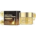 Women's Deep Vitamin C Gold Capsule Facial Moisturizer, Facial Vitamin C Moisturizer, Cream For Mature Skin, Mild Moisturizing Cream That Nourishes, Hydrates, Softens And Smoothens The Skin(50g)