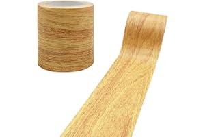 Violotoris Wood Effect Tape, 5.7cm*4.57m Floor Tape, Waterproof, Self Adhesive, Easy to Use, for Refinish Floors, Baseboards, Furniture