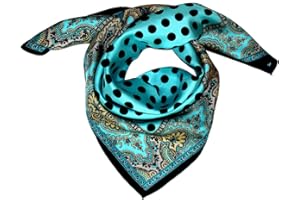 Lorenzo Cana Luxus Halstuch fuer Jungen, aufwändig bedrucktes Tuch aus 100% Seide, 70 cm x 70 cm harmonische Farben Schaltuch