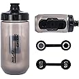 XLC Bicycle Water Bottle: The MRS Set MR-S12 with Adapter for Existing MRS Rail MY2021 on the Wheel, Adapter for Fidlock and Water Bottle, 450 ml