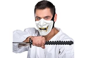 YZPACC Maschera tattica mezza facciale, softair protettiva per Halloween CS BB Gun Paintball caccia tiro costume partito