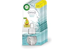 Air Wick Eléctrico - Recambios de ambientador, esencia para casa con aroma a nenuco, pack de 6 uinidades (El embalaje puede variar)
