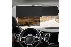 JETHMA Universal Car Visor Sunshade Extender, Anti-Glare Sun Visor Extension, Car Visor Extender Sun Blocker for Front Seat Driver or Passenger