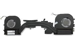 BestParts CPU+GPU Computer Fan with Heatsink Replacement for Thinkpad X1 Extreme 2nd Gen(20QV 20QW), ThinkPad P1 Gen 2(20QT 20QU) PN 02XR044