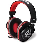 Numark HF175 Kapalı Arkalı DJ Kulaklık | Monit&ouml;rleme, Miksaj ve Ses &Ccedil;alma i&ccedil;in 40mm S&uuml;r&uuml;c&uuml;ler, Esnek Kafa Bandı, D&ouml;ner Kaplar