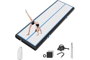 Airtrack matte gymnastique 10c Haut Tapis d'Entraînement 5M Tapis de Gym Gonflable Piste Gonflable Gymnastique Tumbling Gymnastique avec Pomp a air