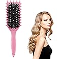 Curl Define Styling Brush, Hair Curling Brush Multifunction, Tik Tok Curly Hair Brush, Styling Brush for Detangling, Combing, Shaping and Defining Curls, for Women and Men