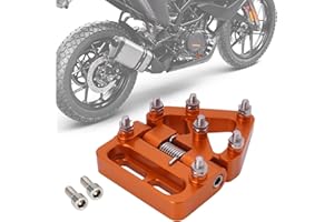 BIUGERCN Pedal Freno Trasero Moto Punta Pedal Freno Plegable Moto Palanca Freno CNC para KTM 390 690 790 890 950 990 1050 1090 1190 1290 Adventure, 125-690 EXC XC SX Naranja