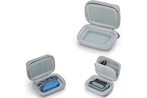 Ninyoon Twarda walizka do przechowywania mikroskopu ręcznego do Carson MM-300 MicroBrite Plus/BEBANG/LAKWAR/BNISE mikroskopu kieszonkowego - tylko kasa