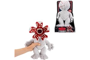 JAZWARES Peluche de Demogorgon con funciones de Stranger Things: peluche suave de 20 cm con cabeza que se abre y efectos de sonido