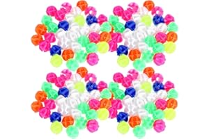 DEFGNOP 108 piezas de reflectores de radios de bicicleta para niños, coloridas cuentas para radios de bicicleta, decoraciones, reflectores, bicicleta infantil, clicker para radios de radios, perlas de radios