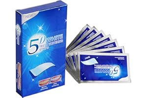 iZhuoKe 28 Pezzi Strisce di sbiancamento dei denti,Strisce di denti bianchi professionali per sbiancamento dei denti,Bright White-Strips,Sapore menta