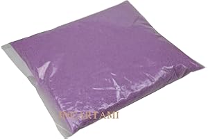 DEKOR STORE 1 KG SABBIA COLORATA 04-07 MILLIMETRI PER COMPOSIZIONI FLOREALI HOBBY FAI DA TE LILLA