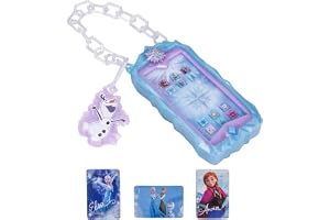 Disney Frozen Icy Magic Collection telefon, officiellt licensierad av Jakks Pacific, interaktiv speltelefon för flickor, med