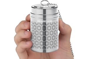 Reinmoson Infusore per tisane acciaio inox – 5 × 7,1 cm infusore tè a maglia extra fine, filtro tè infusione, colino filtro per tisane, ideale per tè nero, rooibos, ecc.