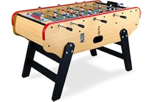 Rendez Vous Déco - Babyfoot Adulte Intérieur Bistrot 155,3 cm avec Monnayeur - Table de Jeux Familiale et Professionnelle Robuste