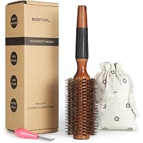 DOITOOL Rundbürste Für Locken – 22 Cm, Antistatisch, Zum Föhnen & Formen