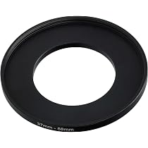 Anello Adattatore Step-up Vhbw Da 37 Mm A 40,5 Mm – Metallico Nero Per Filtri Fotocamera