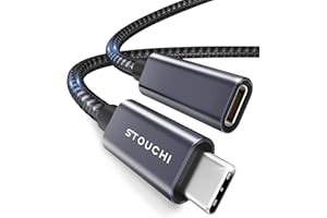Stouchi przedłużacz USB C (6 FT/1,84 M) ï USB typ C męski na żeński kabel do szybkiego ładowania i transmisji danych audio kompatybilny z przełącznikiem,Thunderbolt 3 Mac Book Pro, Google Pixel 5 2 XL 3