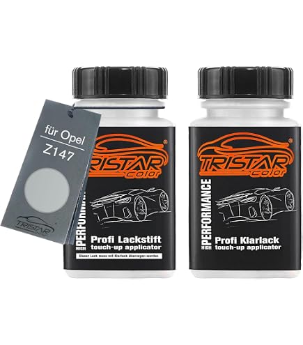 Auto-K Lackspray Für Opel | Farbe Starsilber II Met. | OE 147 | Schnelltrocknend & Hochglänzend