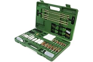 GUGULUZA Kit de Limpieza Universal de Escopeta, Pistola, Rifle con Estuche Portátil