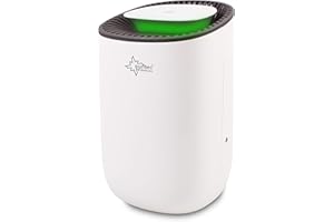 SUNTEC WELLNESS SUNTEC mini deumidificatore d’aria DrySlim 300 point – Per spazi fino a 12,5 m2 bzw. 30 m³ – Deumidificazione elettrica con 300 ml/giorno – Piccolo ed ecologico – Silenzioso senza compressore