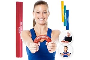 ‎THERABAND TheraBand FlexBar Handtrainer | Unterarmtrainer für Rehabilitation & Griffkraft | Trainingsgerät für Hand, Handgelenk & Unterarm | Fitness Zubehör | Handmuskeltraining | Flexibler Übungsstab