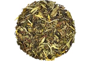 YOUHERBIT Pai Mu Tan Tè Profumato Alla Vaniglia (Tè Bianco Alla Peonia Bai Mudan) - Camellia Sinensis L. (200g)