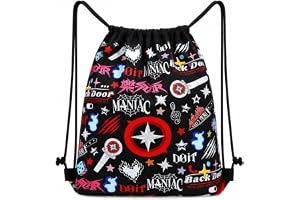 AICase för Stray Kids Merch SKZ Skzoo Gifts inspirerad dragskoväska | Vattentålig gympåse, poster & merch. Perfekt present till fans för födelsedag & fest. För dam och herr.