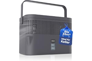 BonAura AirOne Max - Avfuktare utan el för källare, badrum och mer - 980 g luftvärmare, påfyllningspaket inklusive - Skydd mo