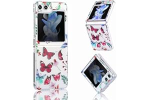 YKNIUFLY Fundas para Samsung Galaxy Z Flip 5 Funda, Protección Todo Incluido, Transparente, TPU Duro, Resistencia a Caídas, Carcasa Funda para Samsung Galaxy Z Flip 5 Case.(Púrpura)