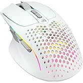Glorious Model I 2 RGB Kablosuz BAMF sens&ouml;rl&uuml; 26000 DPI 75 gram Gaming Mouse Mat Beyaz