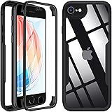 Hülle, Hensinple Handyhülle Mit Eingebautem Displayschutz, 360° Stoßfest Robust Case Schutzhülle für iPhone SE 2022/SE 2020/7