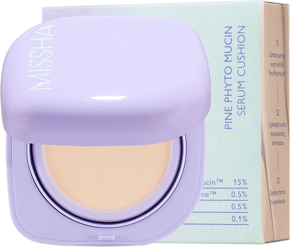 MISSHA Kadife Bitişli Layering Fit Pine Phyto Mucin Serum Cushion Spf30 Pa++ (Bran) Bran