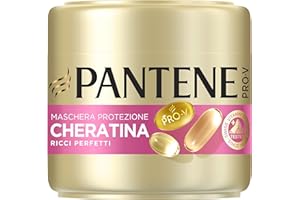 Pantene Pro-V Maschera Capelli, Protezione Cheratina, Ricci Perfetti, Fino A 72h Di Ricci Definiti In 1 Applicazione Per Ricci Crespi, Ribelli, 300 ml