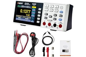 OWON XDM1041 Multimètre de banc portable avec 3,5 pouces 55 000 points True RMS multi-testeur numérique ultra-léger pour laboratoires, usines