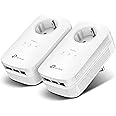 TP-Link Powerline Adapter Set TL-PA8030P KIT(1300Mbit/s, mit Steckdose, 2*2-MIMO, 6 Gigabit Ports, Plug&Play, Kompatibel mit
