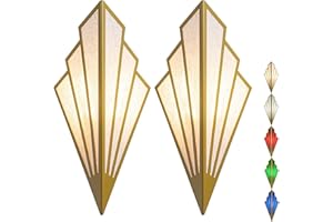 AIEHNID Set Of 2 Battery Operated Wall Sconces Lights,Indoor not Hardwired,Rechargeable Wireless Wall Light With Remote Control Dimmable,Farmhouse Wall Lamp,For Bedroom Mirror Living Room( Color : Gold )