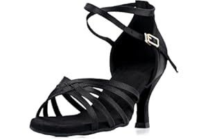 VASHCAME-Chaussures a Talons Hauts de Danse Latine Sandales pour Femme
