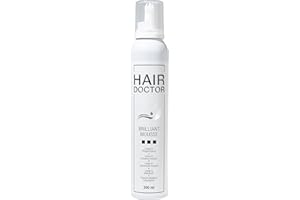 ‎HAIR DOCTOR HAIR DOCTOR Brilliant Mousse Professioneller Pflegeschaum kräftigend, mit Milchprotein Pro Vitamin B5 Leave In Pflege, für seidigen Glanz